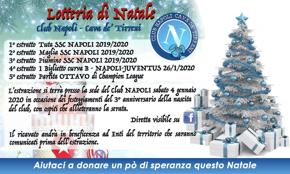 Lotteria di BENEFICENZA - Club Napoli Cava de' Tirreni