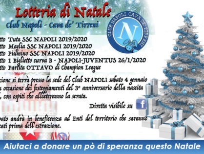 Lotteria di BENEFICENZA - Club Napoli Cava de' Tirreni